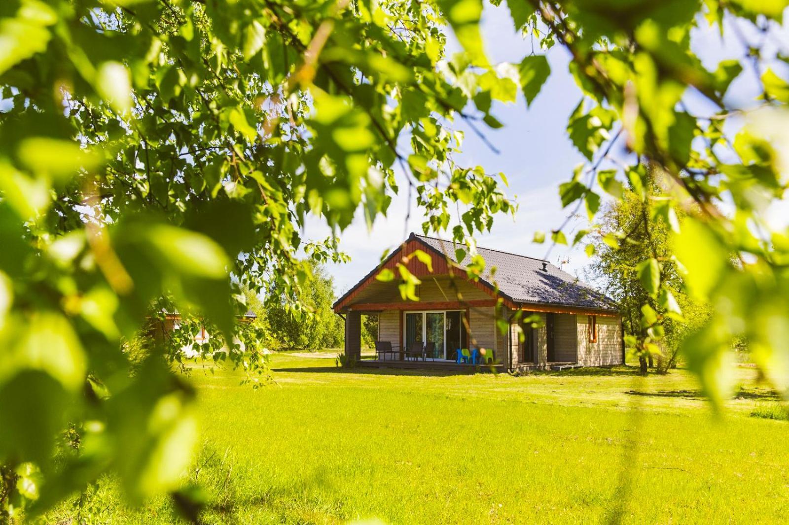 Surf Domki Habenda Z Sauna Ogrodowa Villa Sarbsk Exterior foto